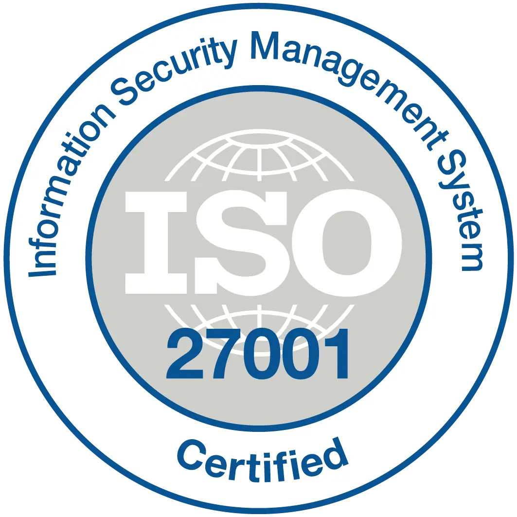 ISO 27001 certified